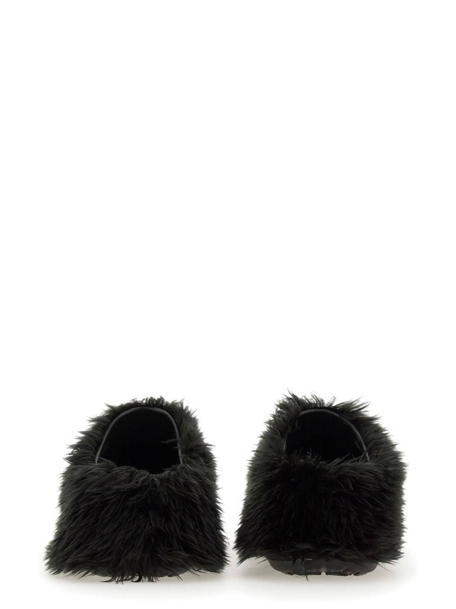 BALENCIAGA MULE CROCS™ IN ECO FUR