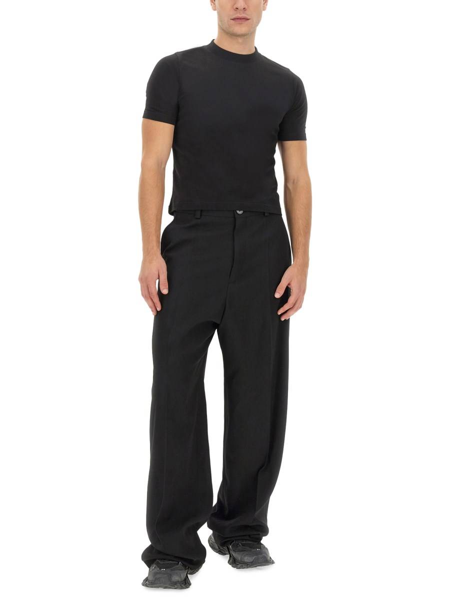 BALENCIAGA PANTALONE OVERSIZE IN LANA VERGINE