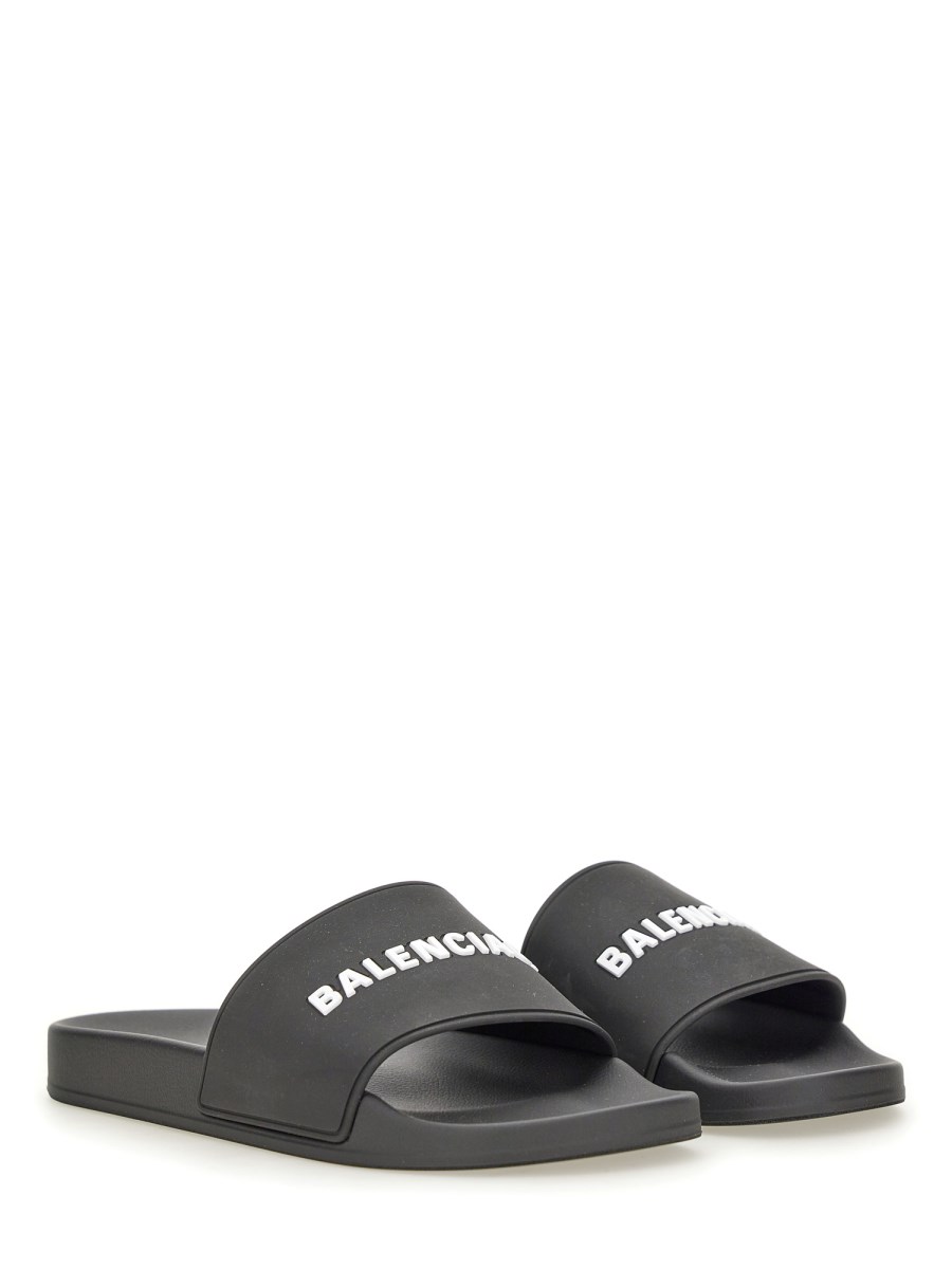 BALENCIAGA SANDALO SLIDE CON LOGO