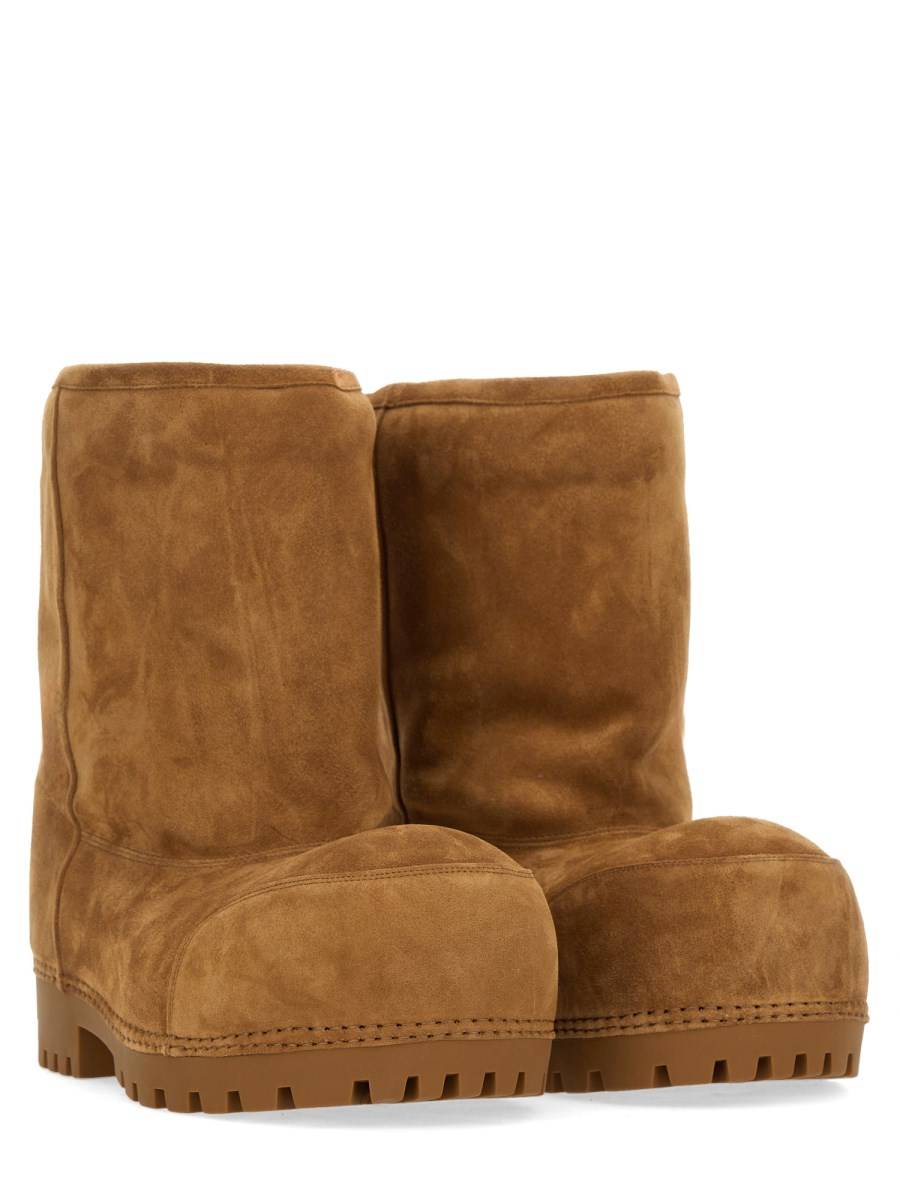 BALENCIAGA STIVALE "ALASKA" FUR IN PELLE