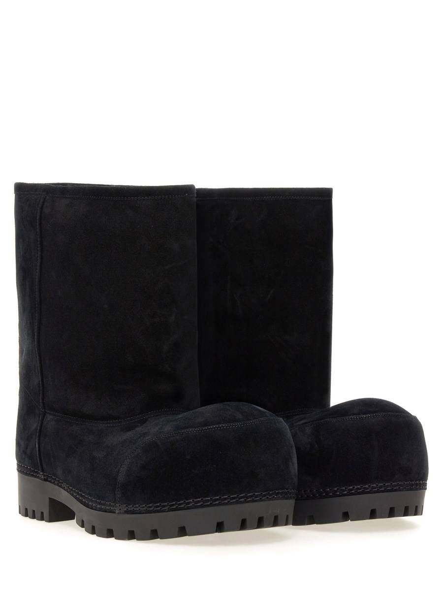 BALENCIAGA STIVALE "ALASKA" FUR IN PELLE