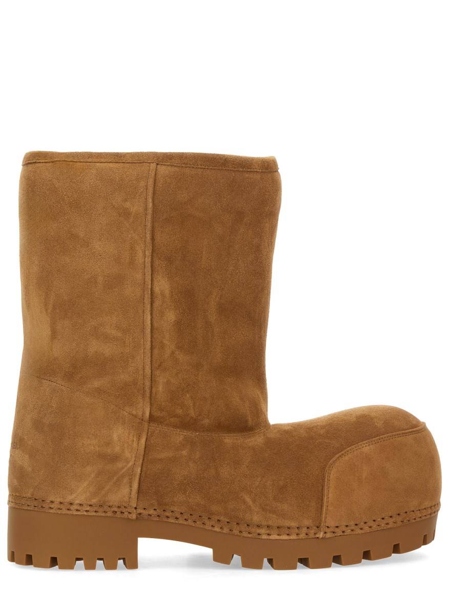 BALENCIAGA STIVALE "ALASKA" FUR IN PELLE