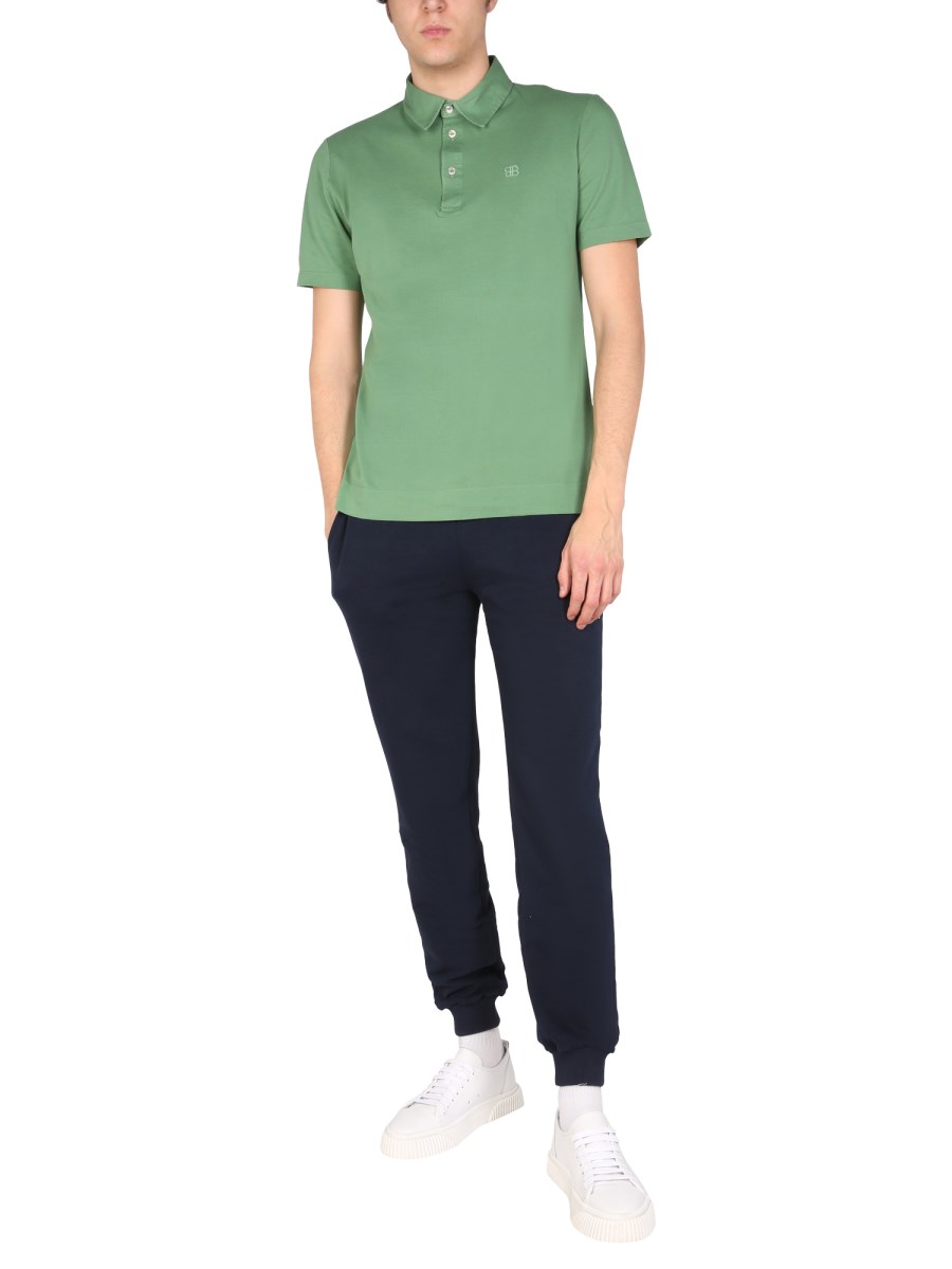 BALLANTYNE POLO IN COTONE CON RICAMO LOGO