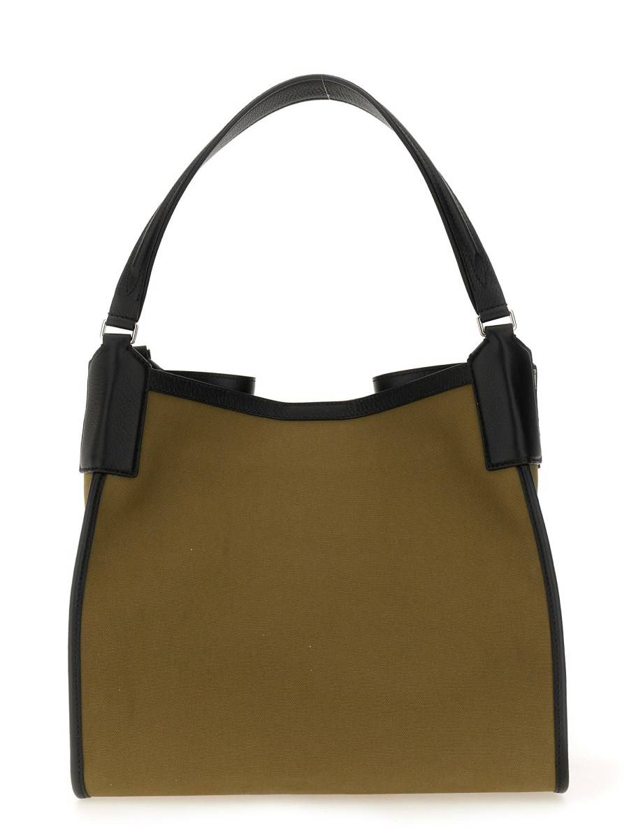 BALLY BORSA SHOPPING "ARKLE" LARGE IN CANVAS E PELLE