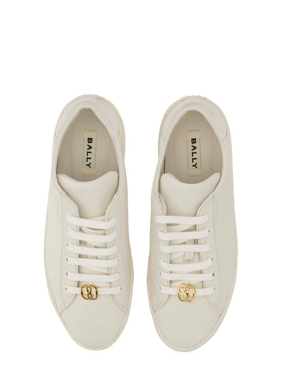 BALLY SNEAKER RAISE IN PELLE CON LOGO