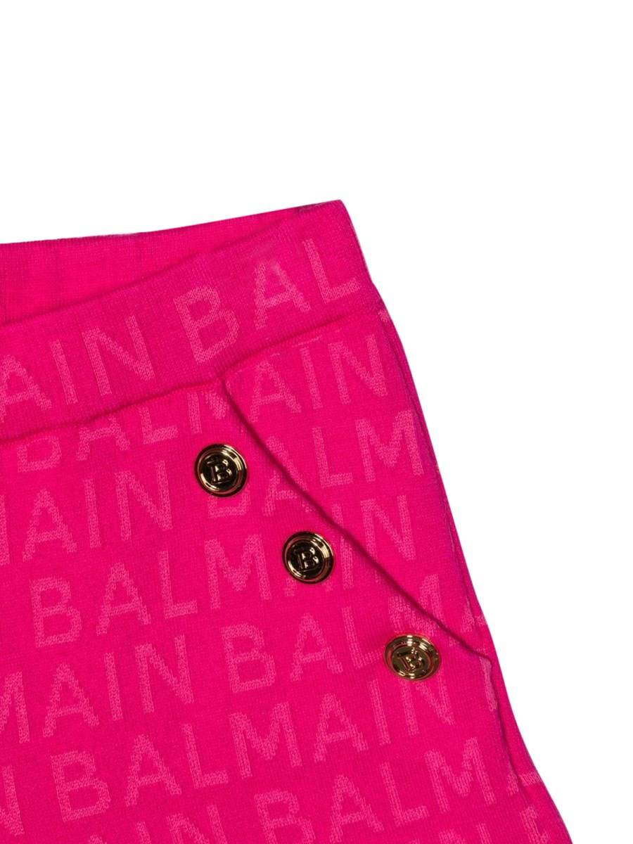 BALMAIN BERMUDA BOTTONI ORO LATERALI