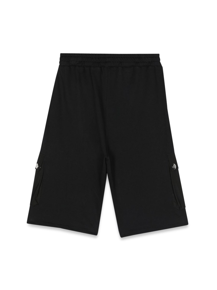 BALMAIN BERMUDA FELPA CON TASCHE