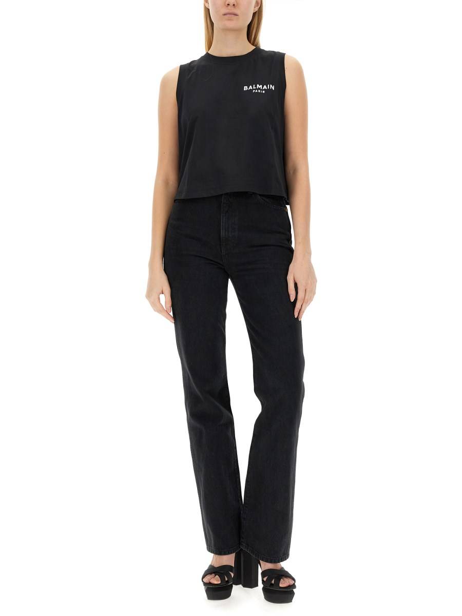 BALMAIN CANOTTA CON LOGO