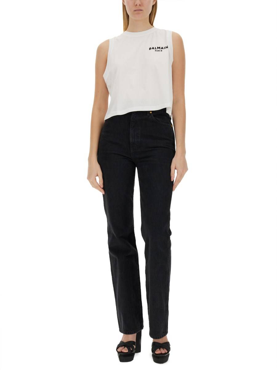BALMAIN CANOTTA CON LOGO