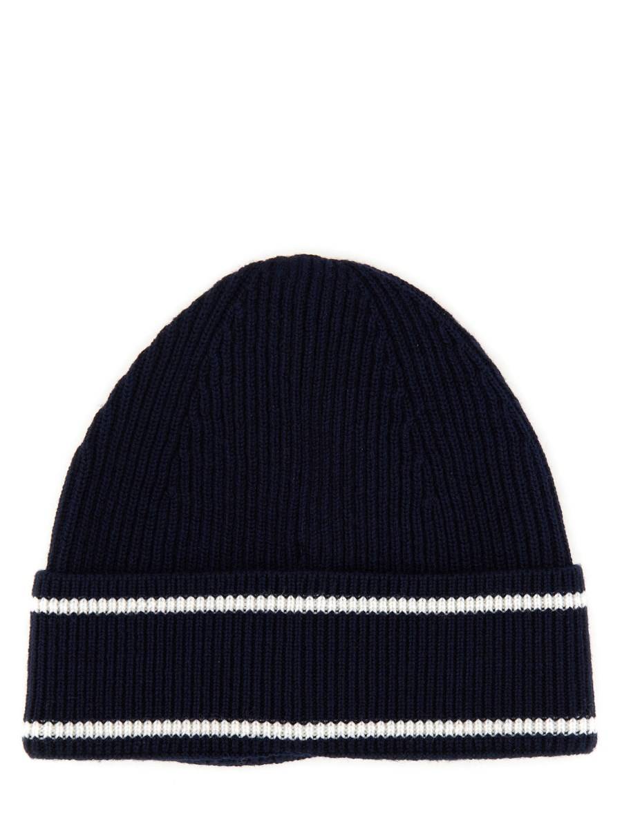 BALMAIN CAPPELLO BEANIE IN LANA CON LOGO