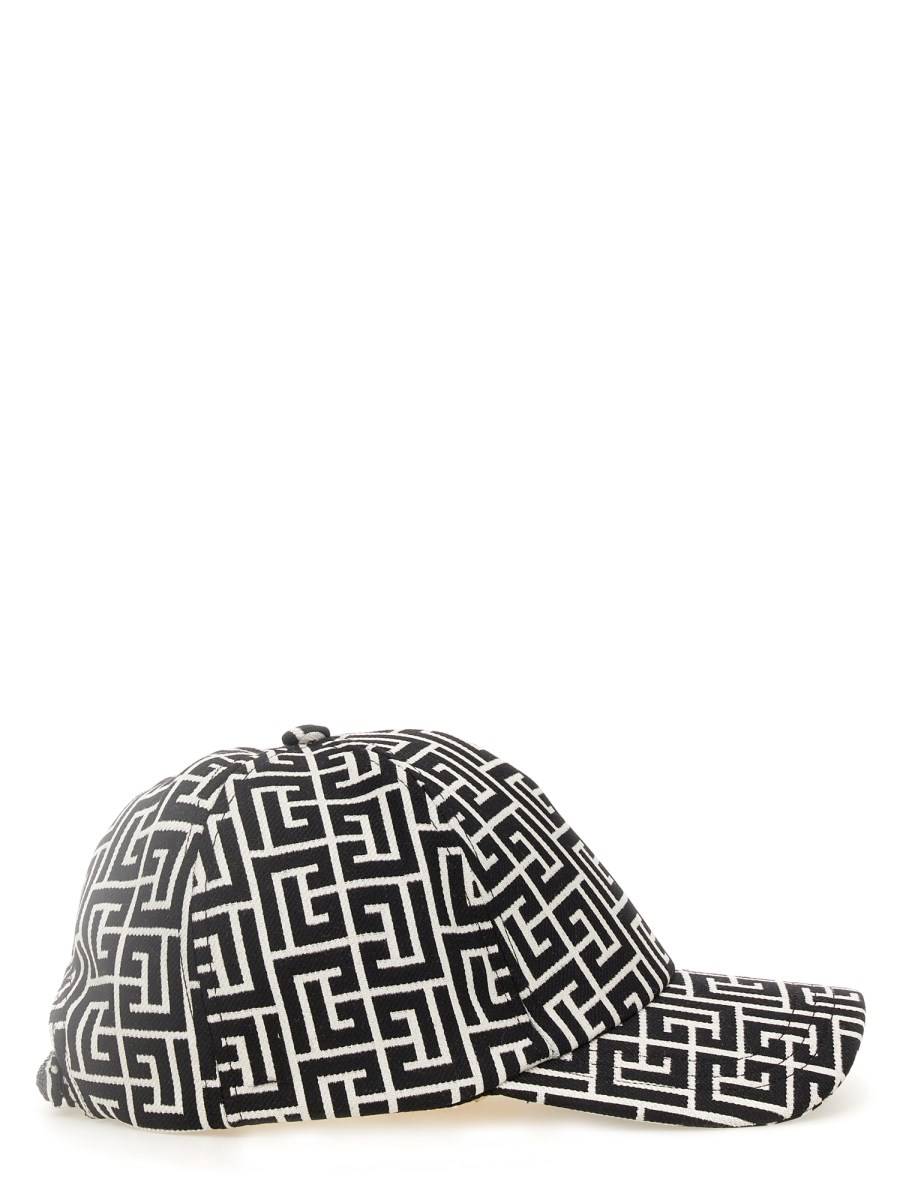 BALMAIN CAPPELLO DA BASEBALL MONOGRAM