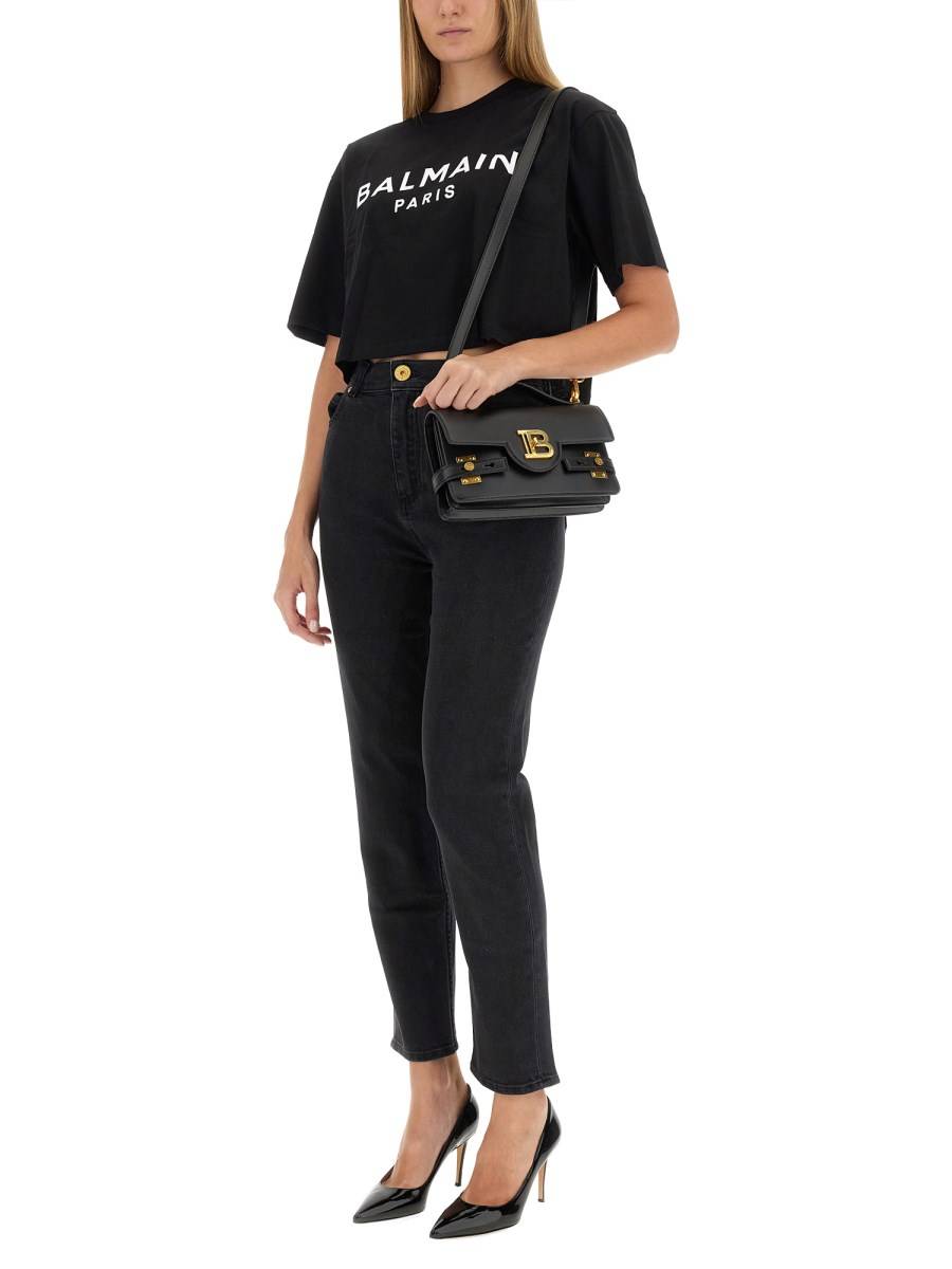 BALMAIN JEANS SLIM FIT IN DENIM DI COTONE