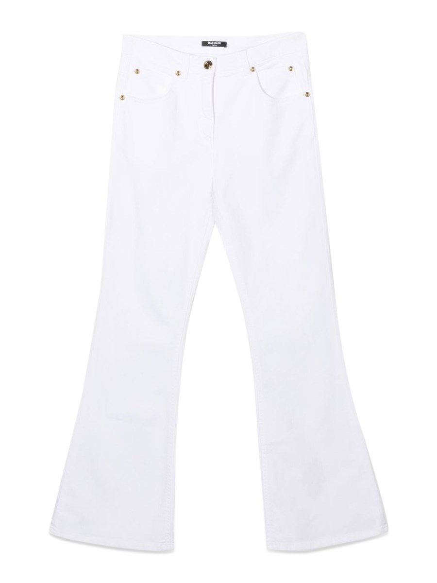 BALMAIN PANTALONE A ZAMPA