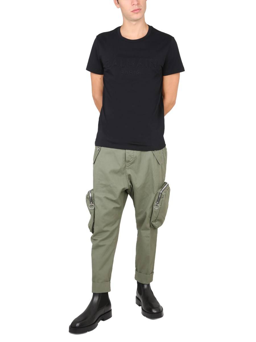 BALMAIN PANTALONE CARGO IN COTONE