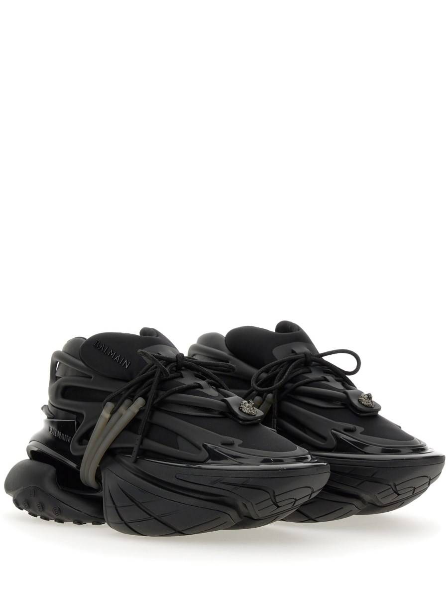 BALMAIN SNEAKER "UNICORN" IN PELLE E NEOPRENE