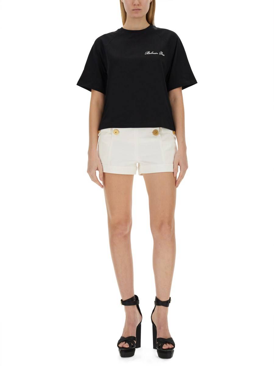 BALMAIN T-SHIRT CON LOGO
