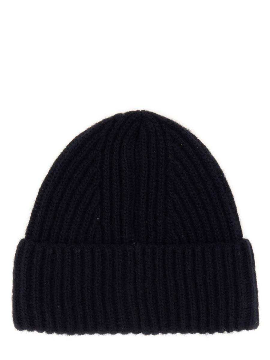BARACUTA CAPPELLO BEANIE IN LANA CON PATCH LOGO