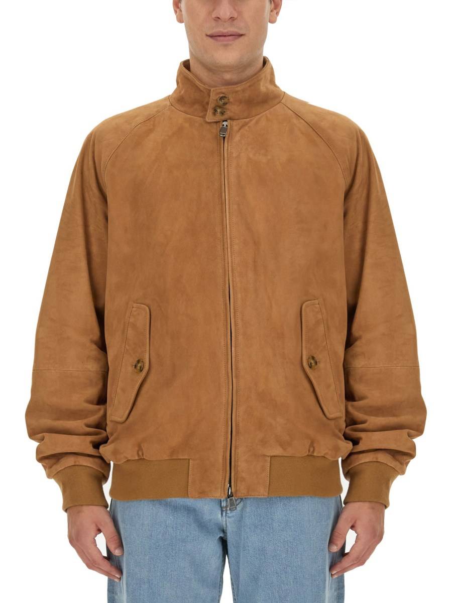 BARACUTA GIACCA G9 IN PELLE SCAMOSCIATA