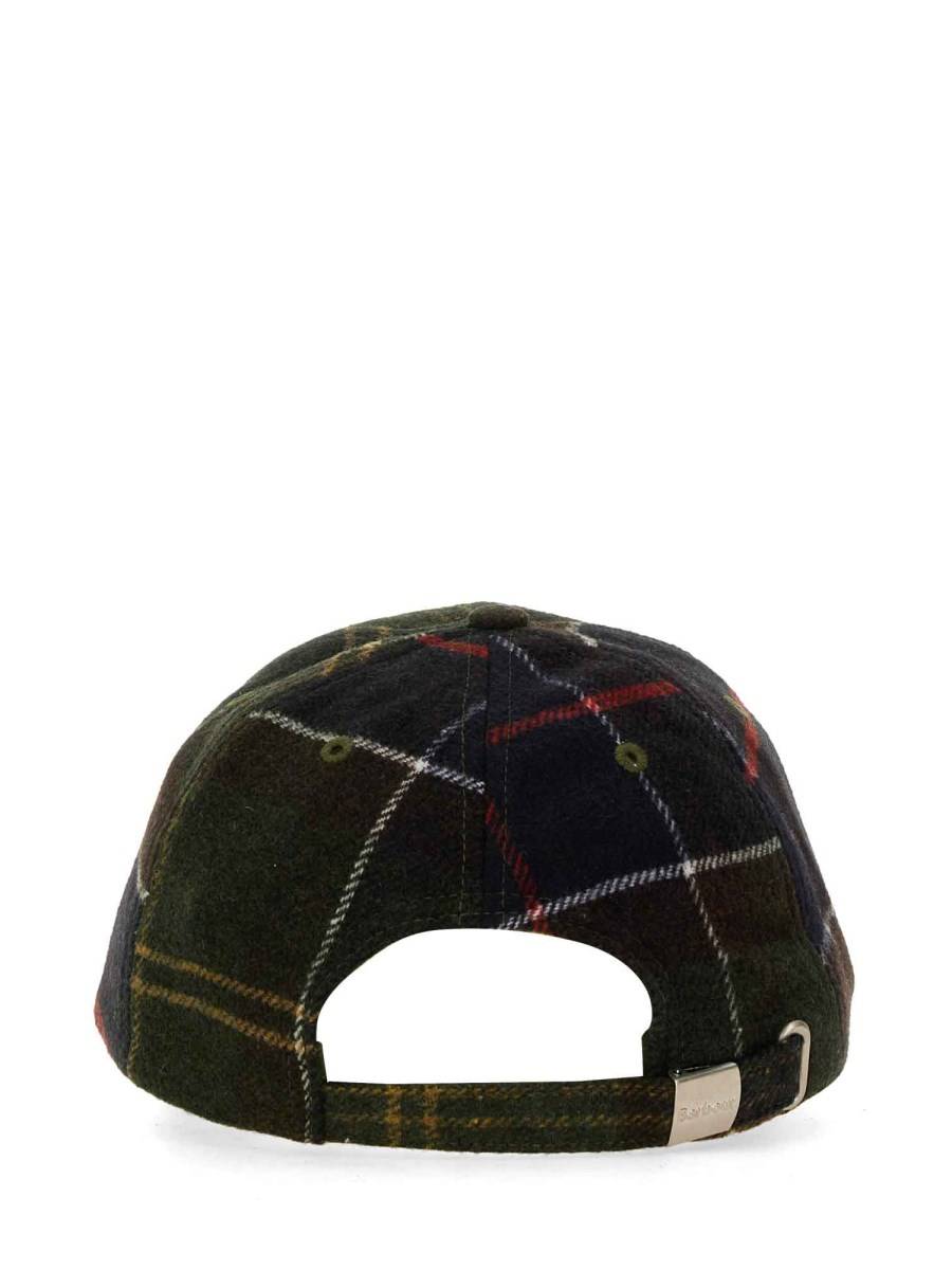 BARBOUR CAPPELLO DA BASEBALL CON MOTIVO TARTAN