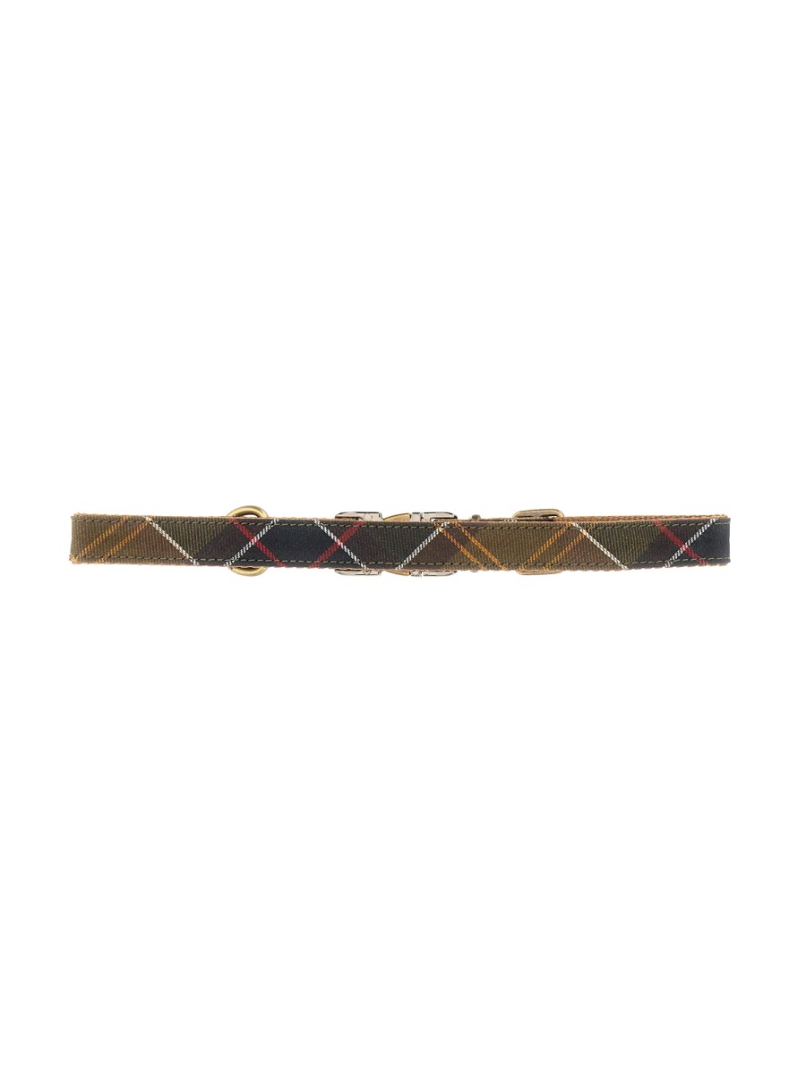 BARBOUR COLLARE IN TESSUTO TARTAN