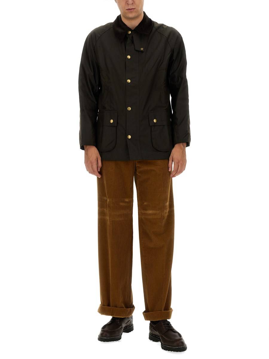 BARBOUR GIACCA ASHBY IN COTONE CERATO