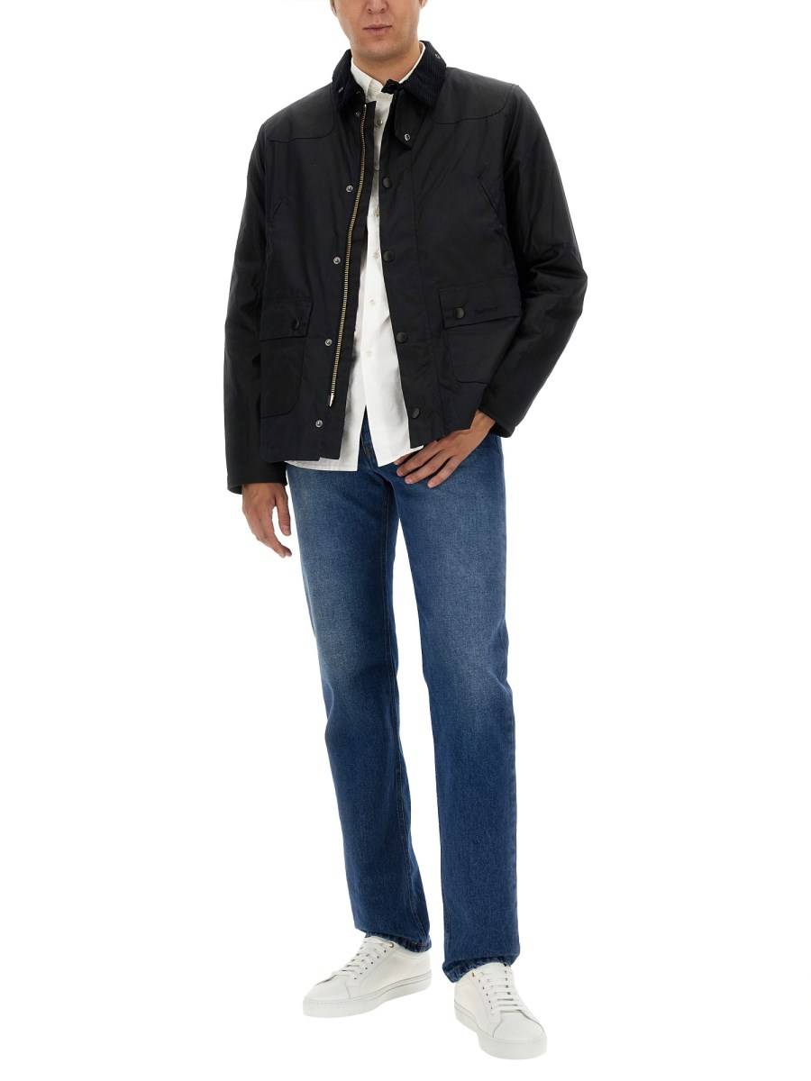 BARBOUR GIACCA REELIN WAX IN COTONE CERATO