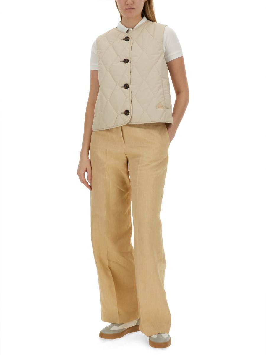 BARBOUR GILET "KELLEY" IN NYLON TRAPUNTATO