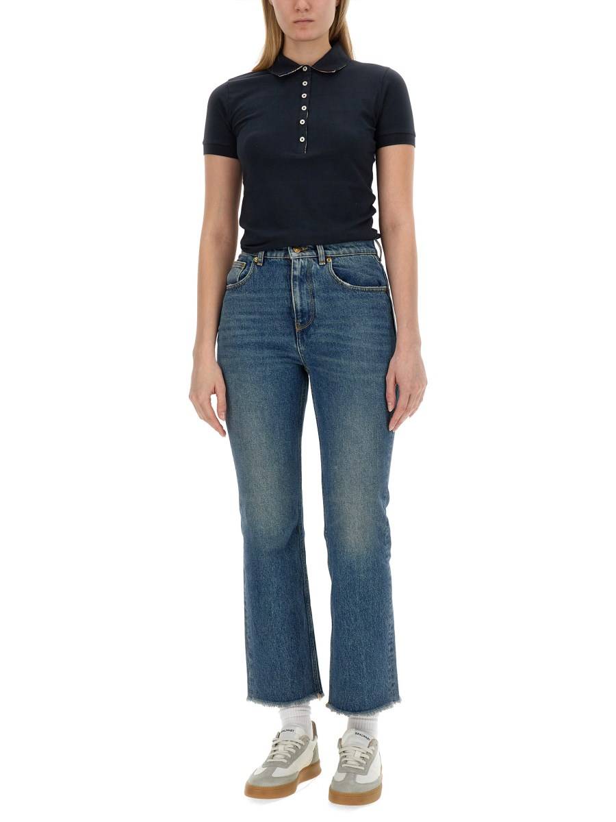 BARBOUR POLO IN PIQUÉ DI COTONE CON RICAMO LOGO