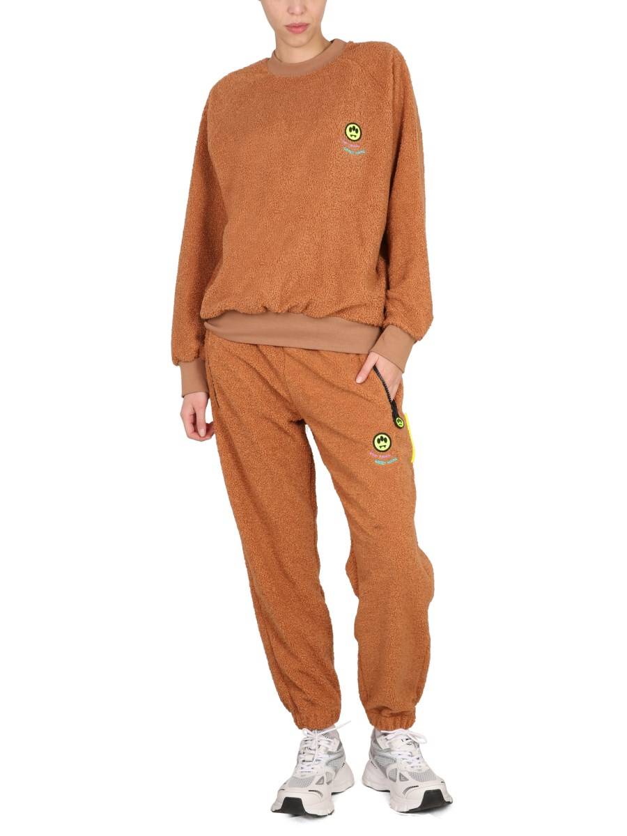 BARROW MAGLIA IN TEDDY CON LOGO