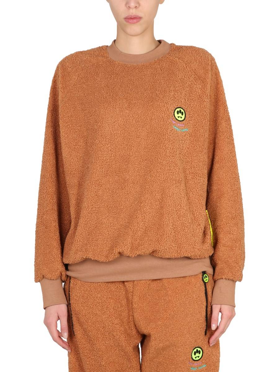 BARROW MAGLIA IN TEDDY CON LOGO