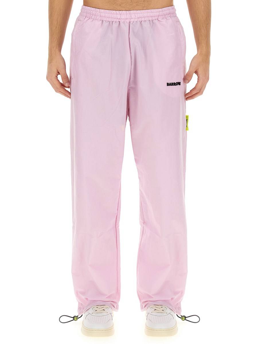 BARROW PANTALONE JOGGING IN NYLON CON LOGO