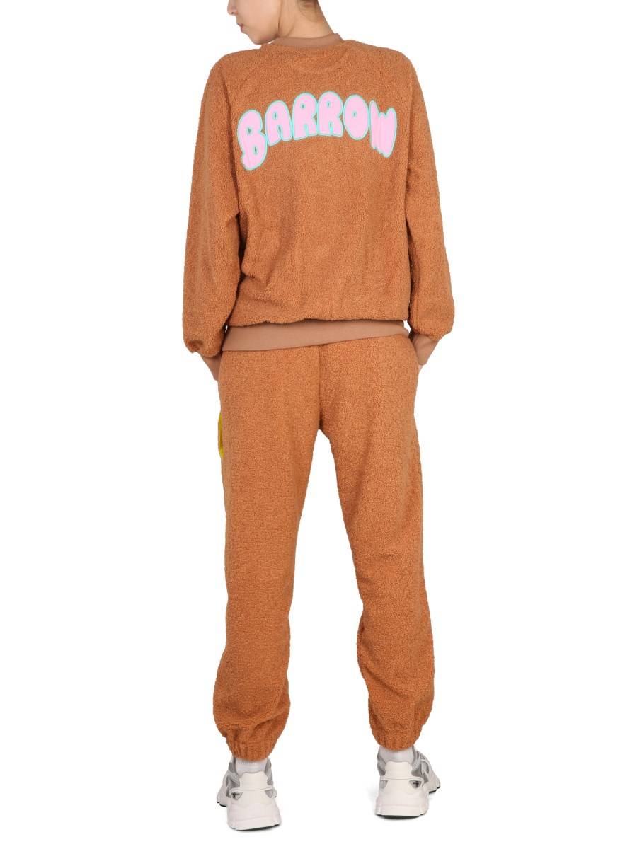 BARROW PANTALONE JOGGING TEDDY CON LOGO