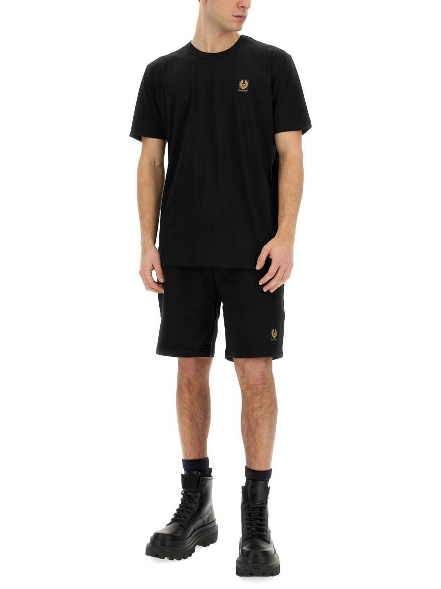 BELSTAFF T-SHIRT CON PATCH LOGO