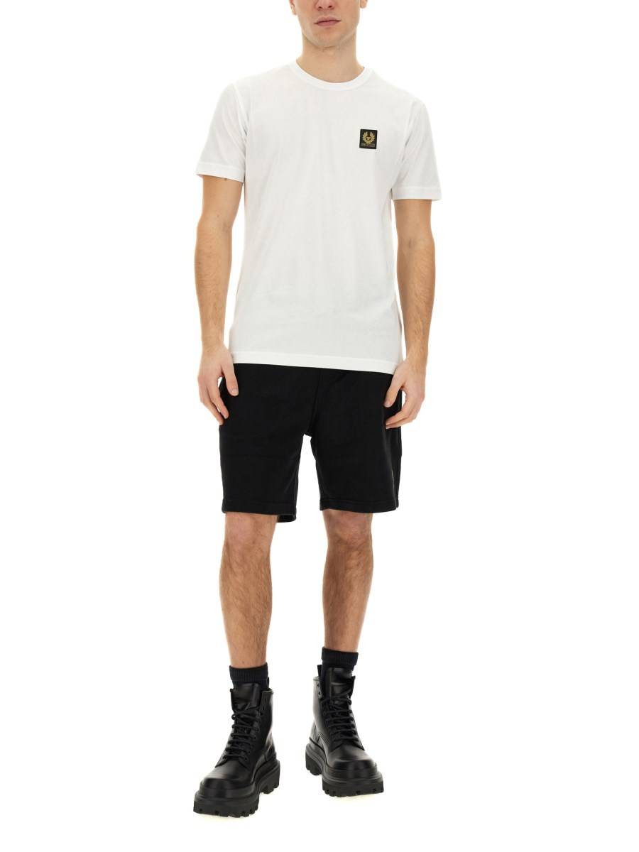 BELSTAFF T-SHIRT CON PATCH LOGO
