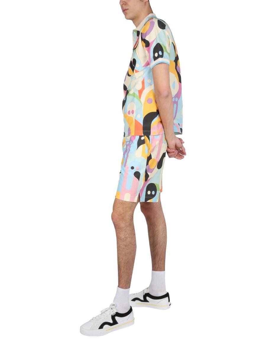 PHARMACY INDUSTRY BERMUDA IN PIQUET DI MISTO COTONE MULTICOLOR