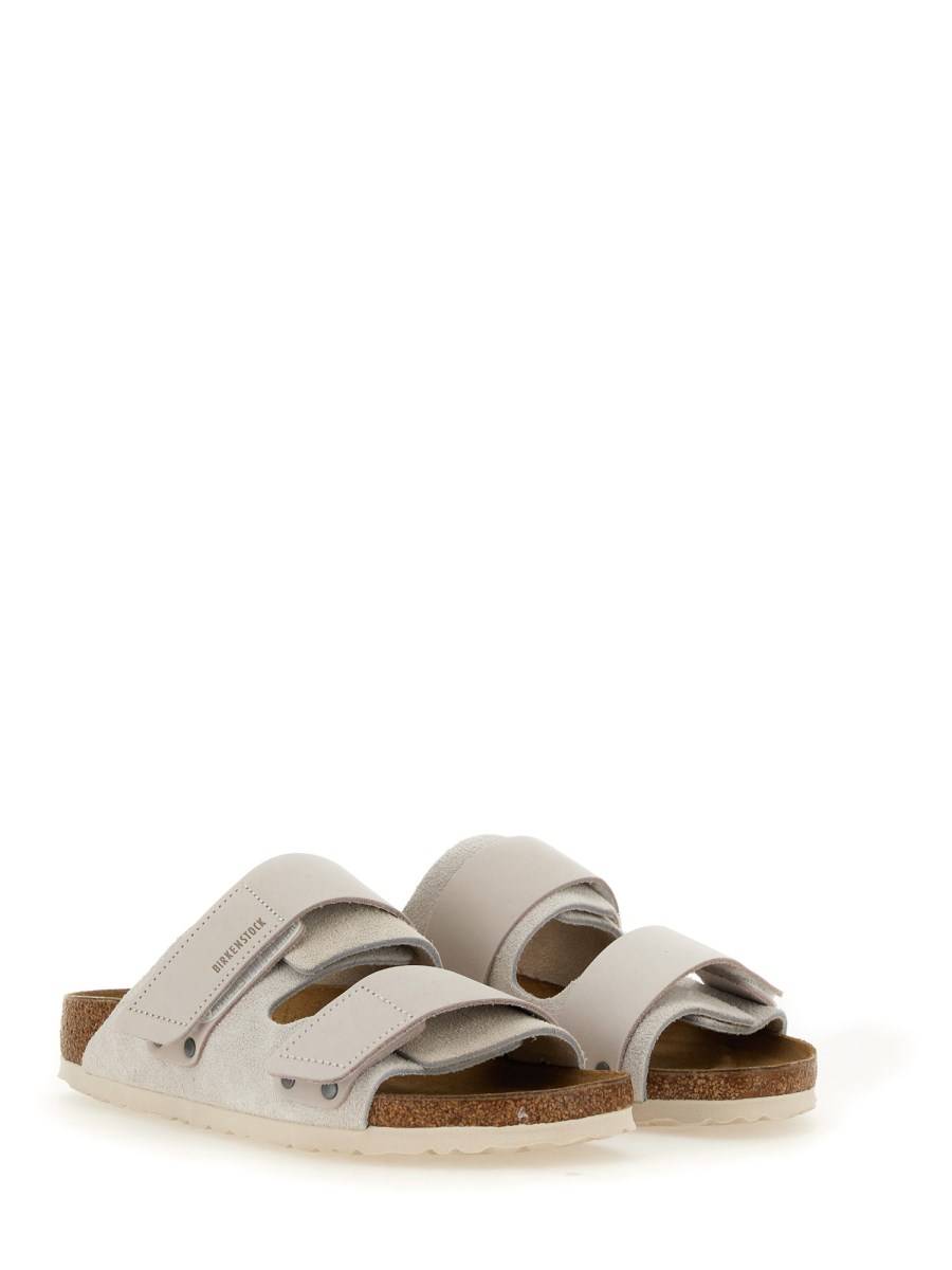 BIRKENSTOCK SANDALO UJI IN PELLE SUEDE
