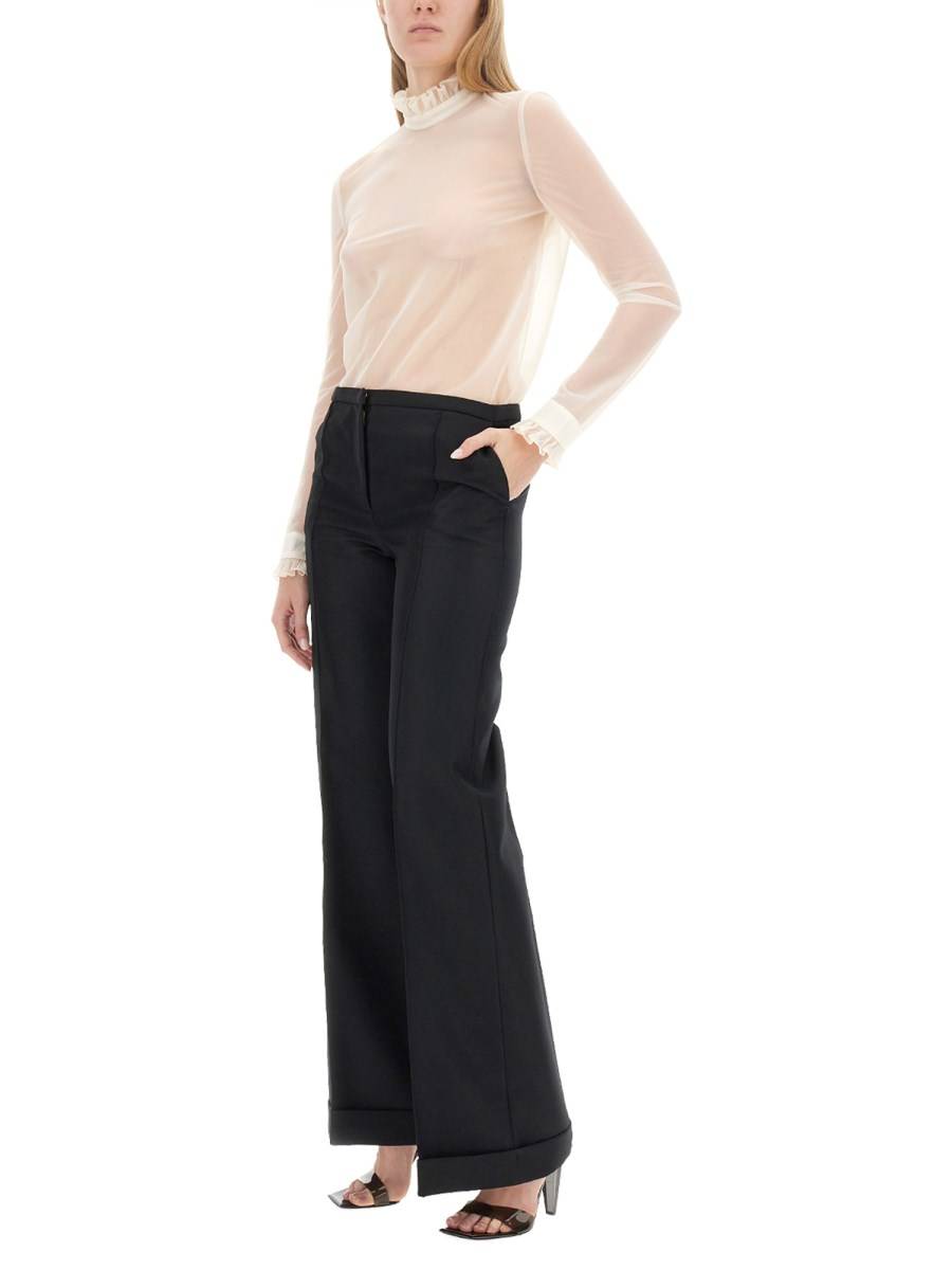 PHILOSOPHY DI LORENZO SERAFINI BLUSA IN TECNO CHIFFON