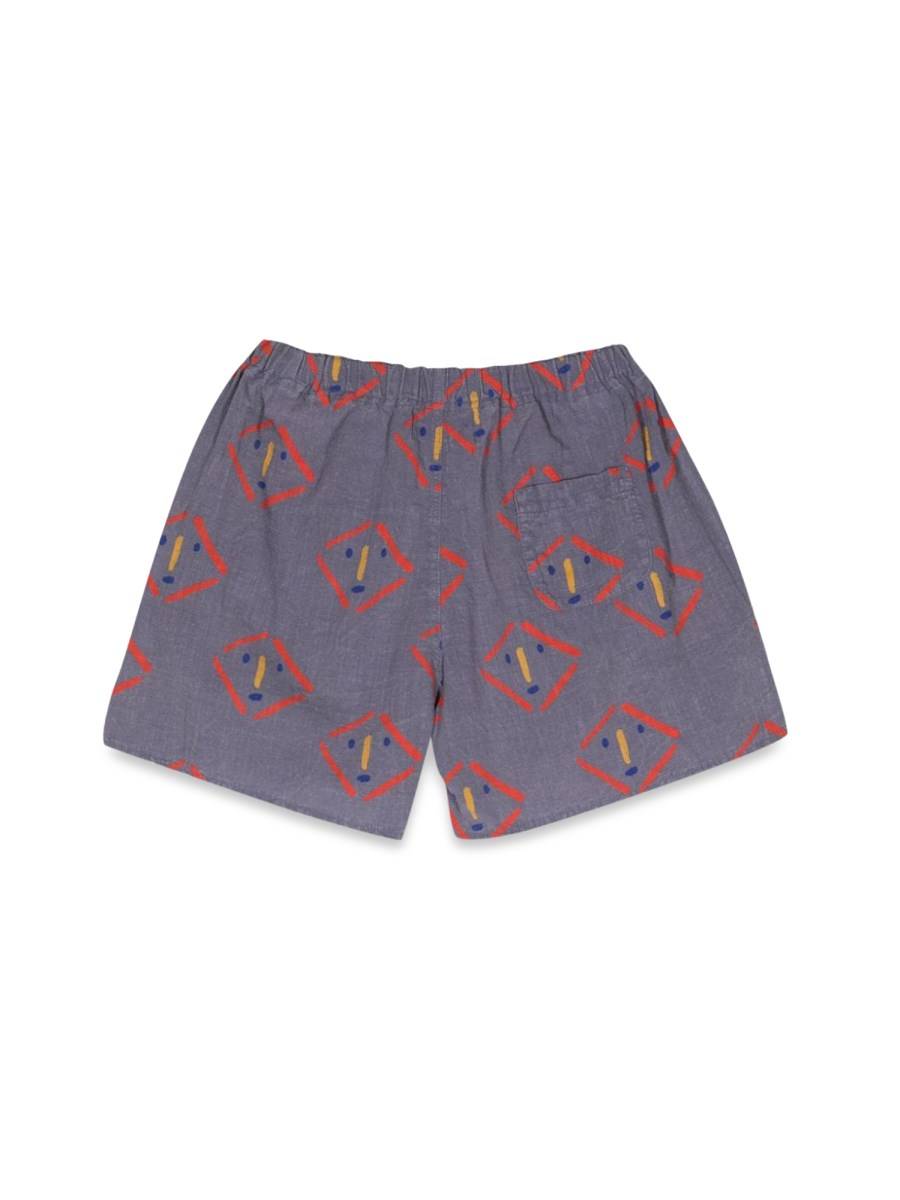 BOBO CHOSES Masks All Over Woven Shorts