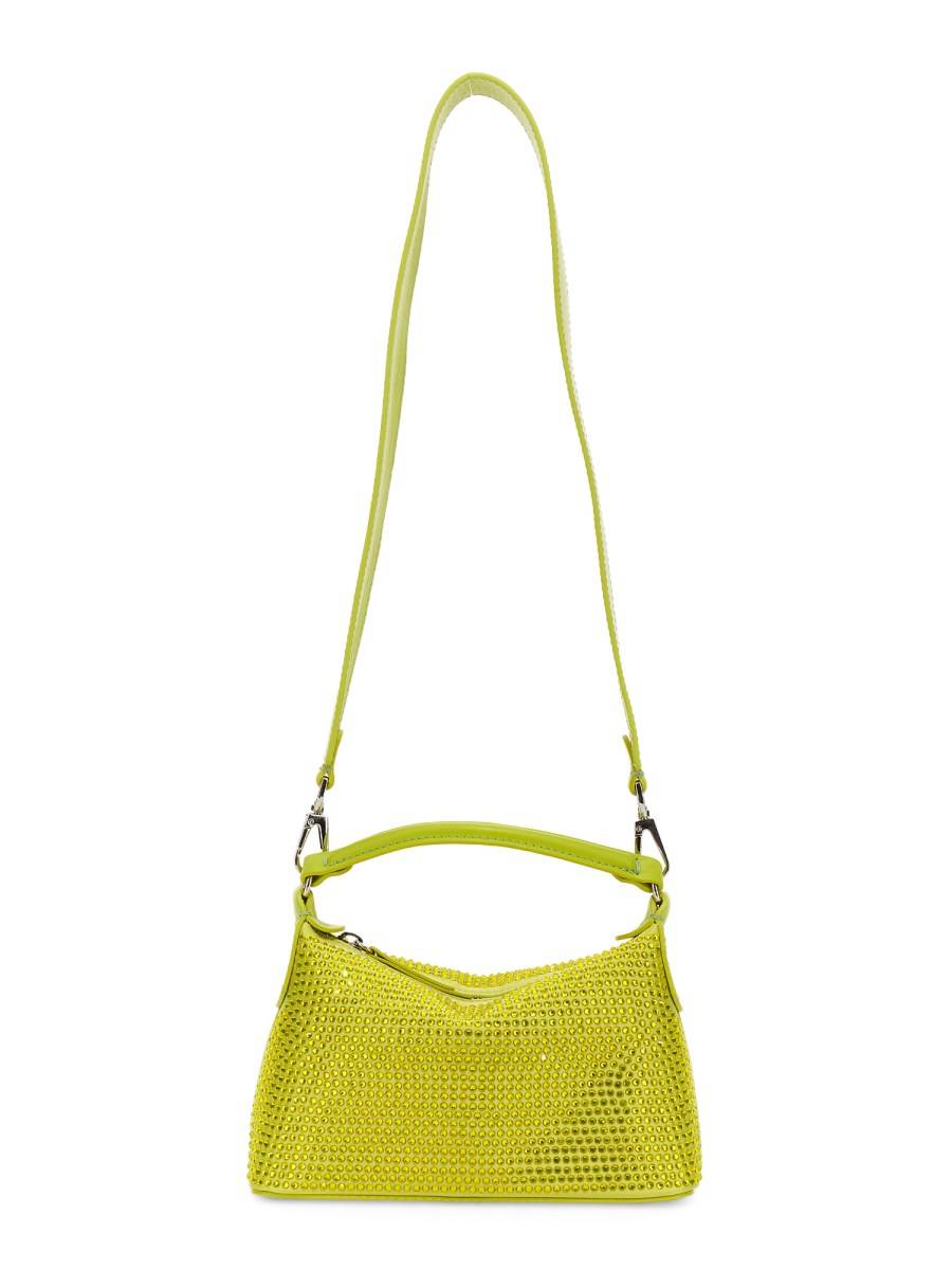 LEONIE HANNE X LIU JO BORSA HOBO IN PELLE CON STRASS
