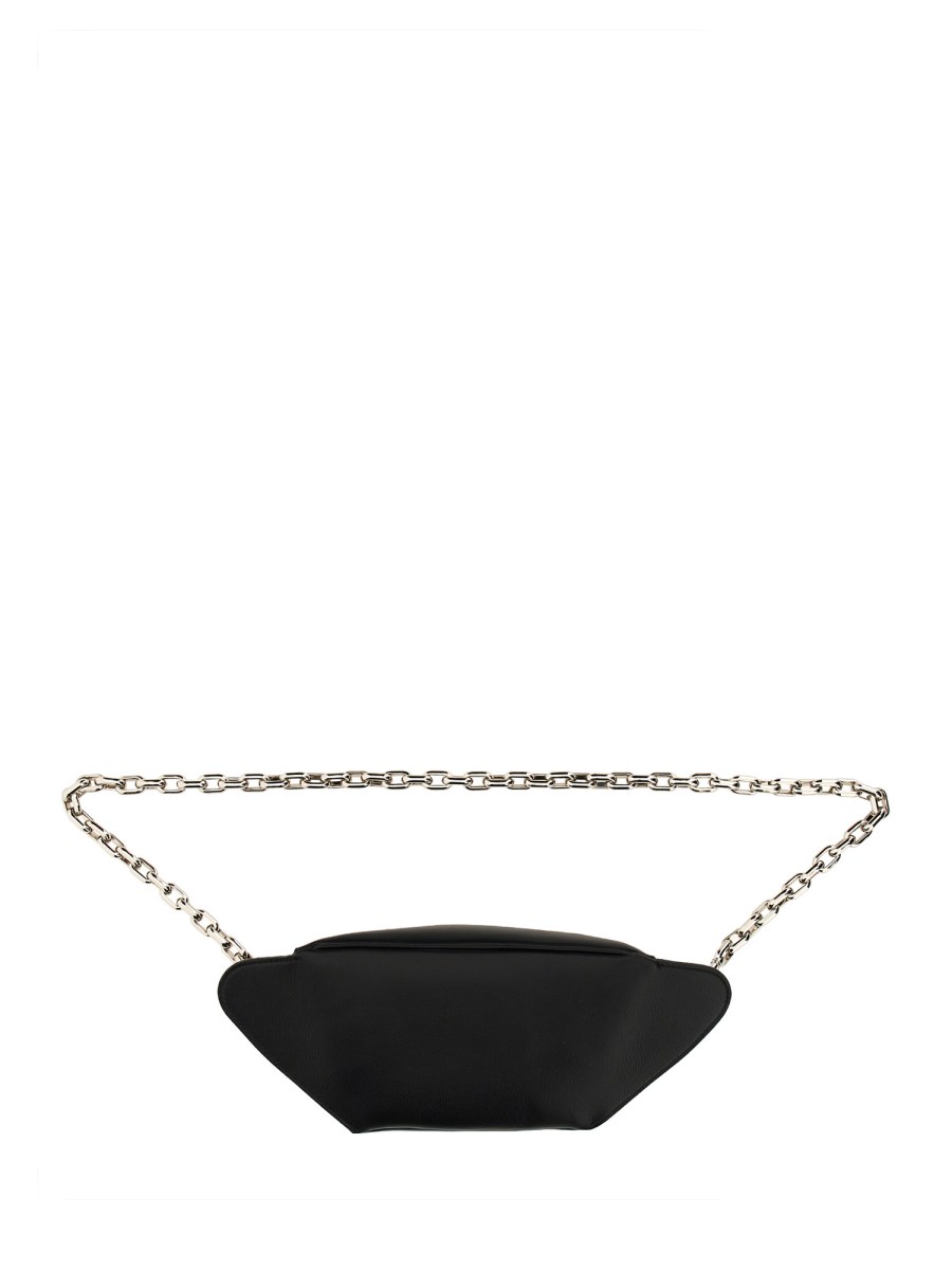 ALEXANDER McQUEEN BORSA MARSUPIO BIKER BUM IN PELLE DI VITELLO