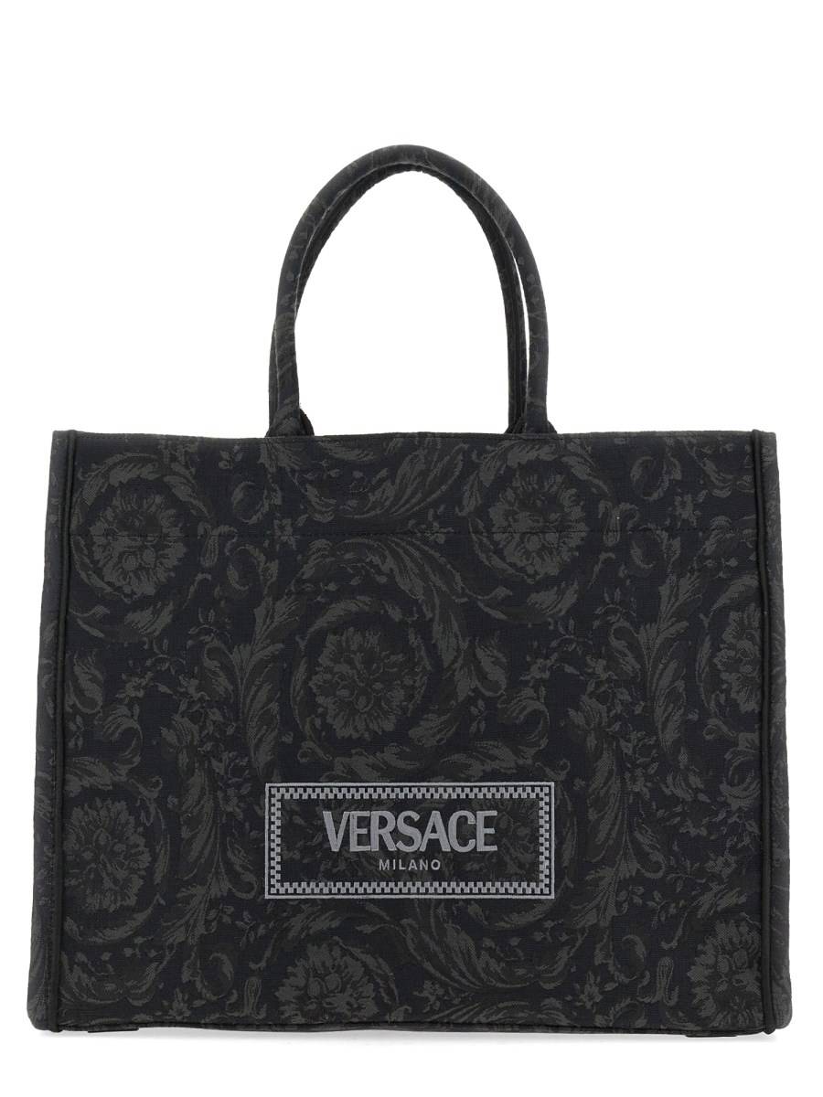 VERSACE BORSA SHOPPER GRANDE ATHENA BAROCCO IN JACQUARD