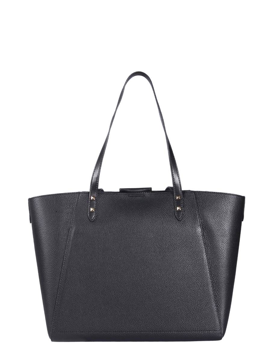 MICHAEL BY MICHAEL KORS BORSA TOTE KARLIE LARGE IN PELLE MARTELLATA