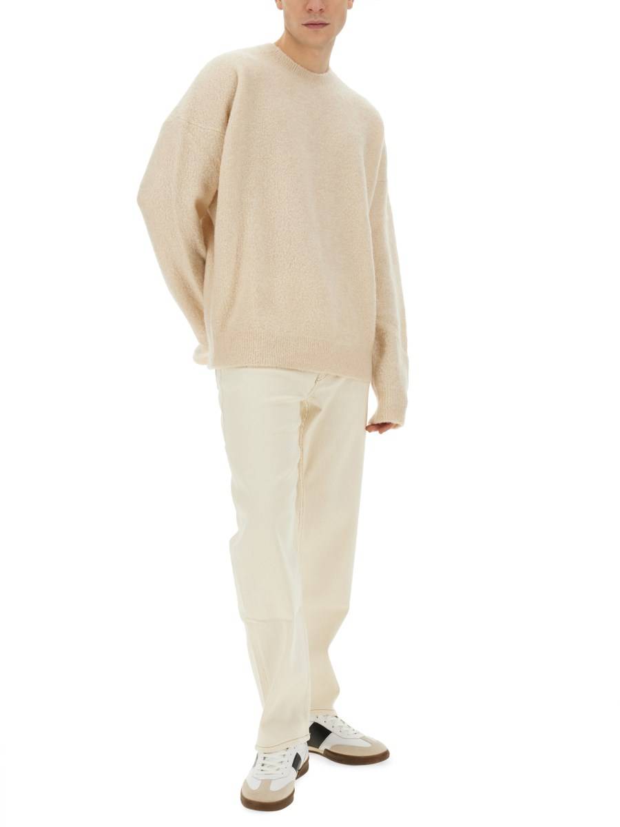 BOSS CAMEL MAGLIA IN LANA