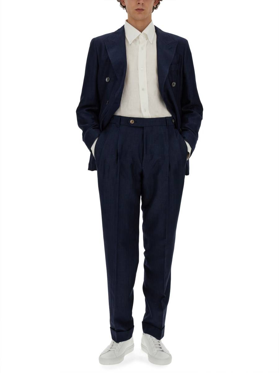 BOSS CAMEL PANTALONE STRAIGHT LEG