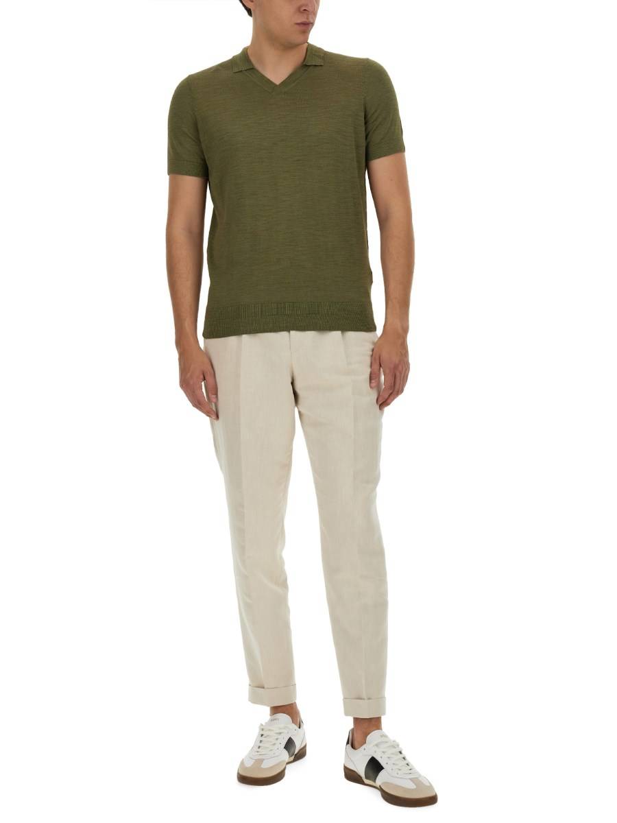 BOSS CAMEL POLO IN MAGLIA