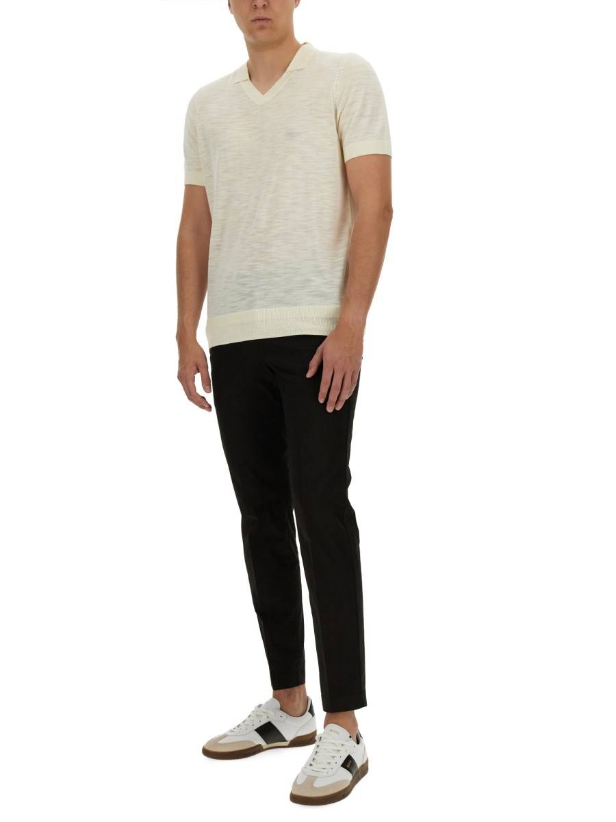 BOSS CAMEL POLO IN MAGLIA