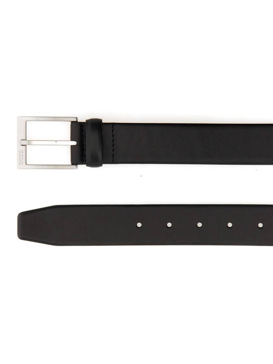 BOSS CINTURA IN PELLE CON FIBBIA