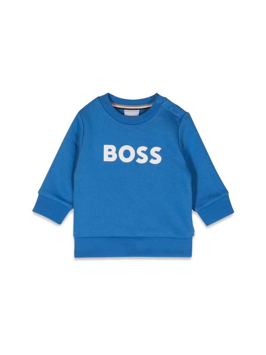 BOSS felpa girocollo logo