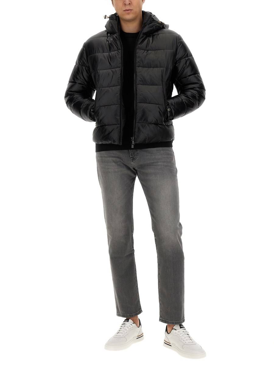 BOSS GIACCA CON ZIP IN NYLON