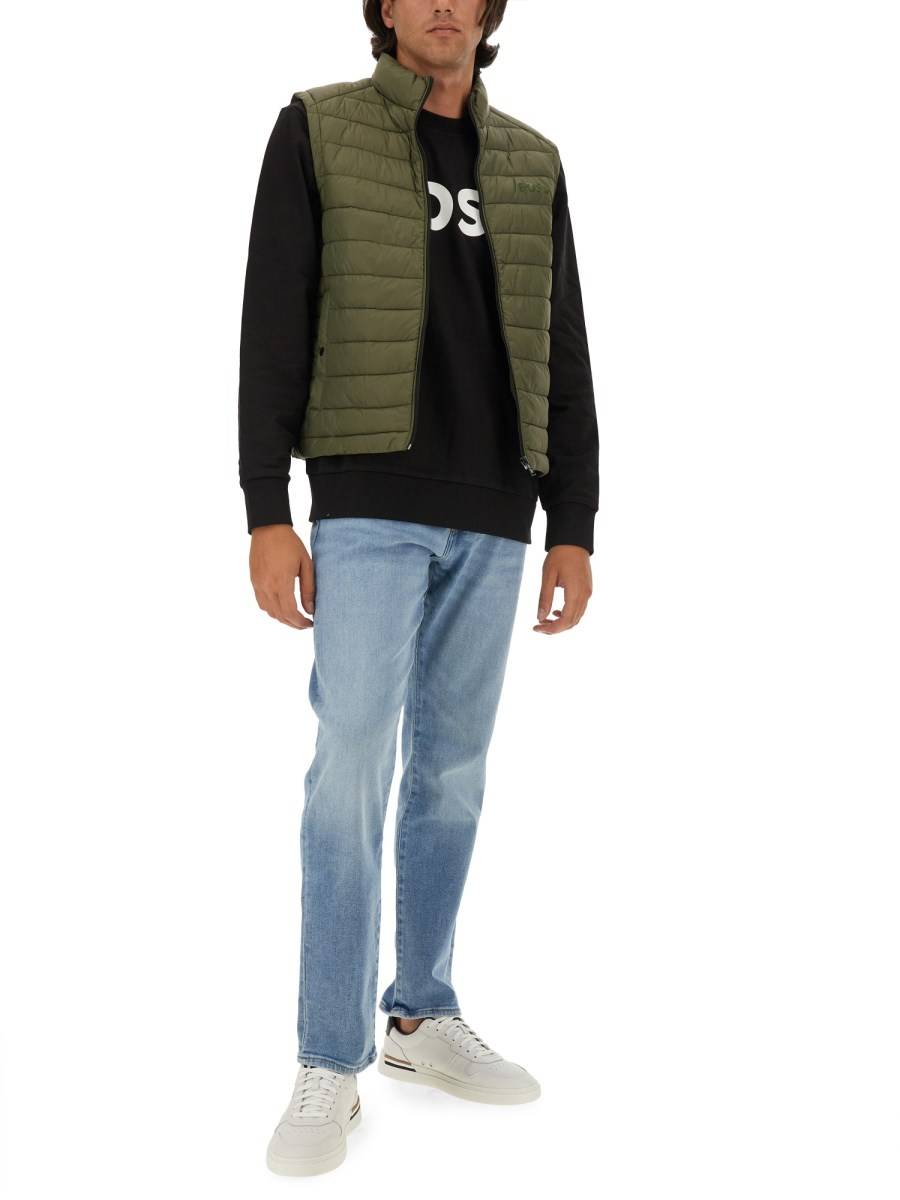 BOSS GILET CALANO IN NYLON TRAPUNTATO